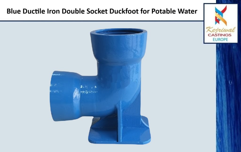 Double Socket Duckfoot Bend For Potable Water