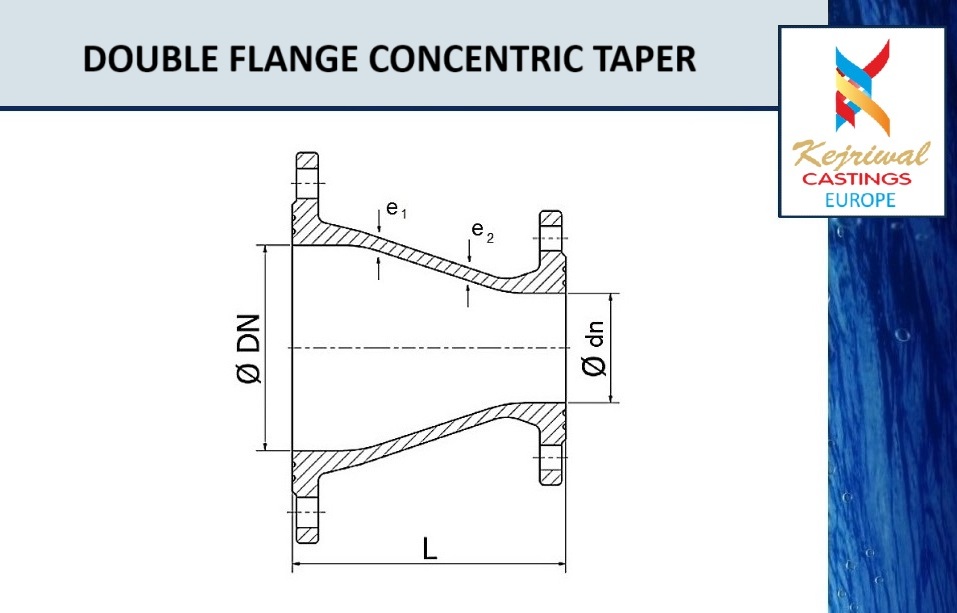 Double Flange Concentric Taper