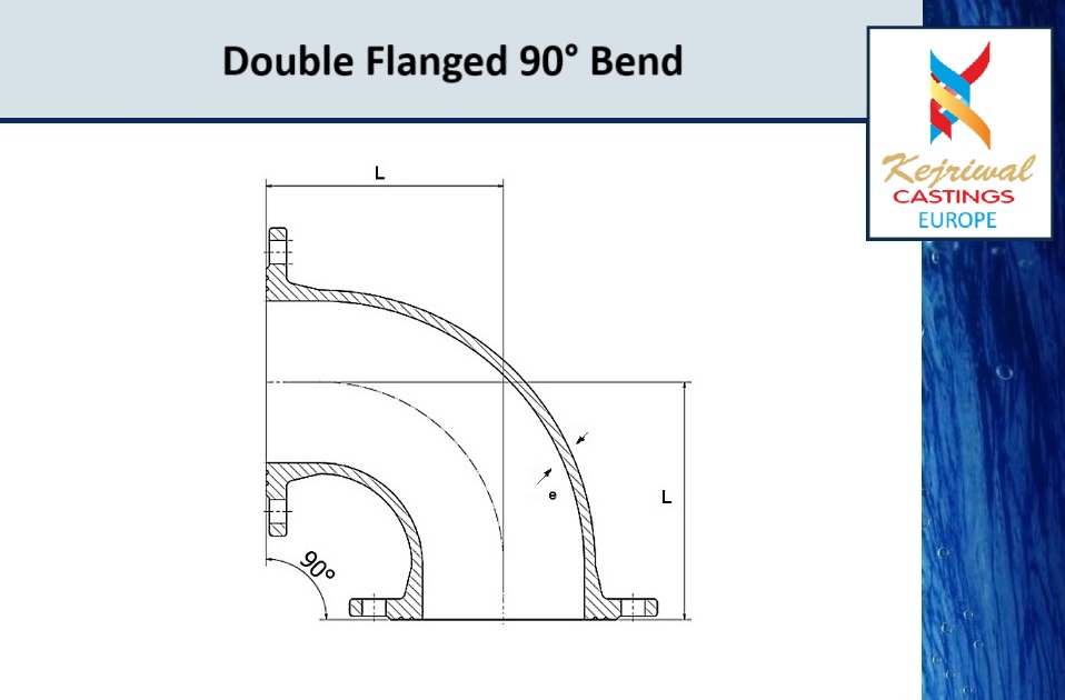Double Flanged 90 Bend