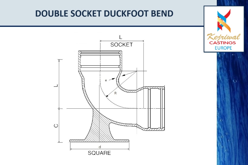 Double Socket Duckfoot Bend