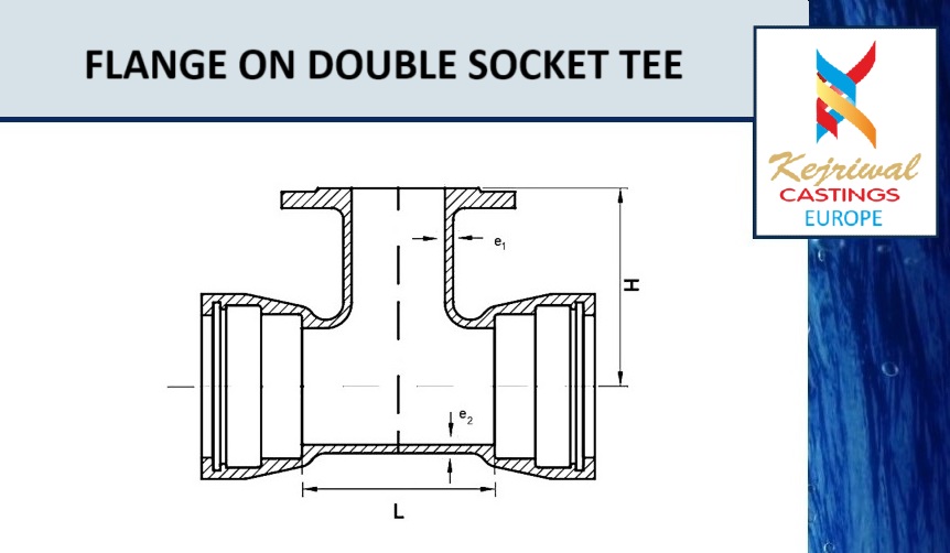 Flange On Double Socket Tee