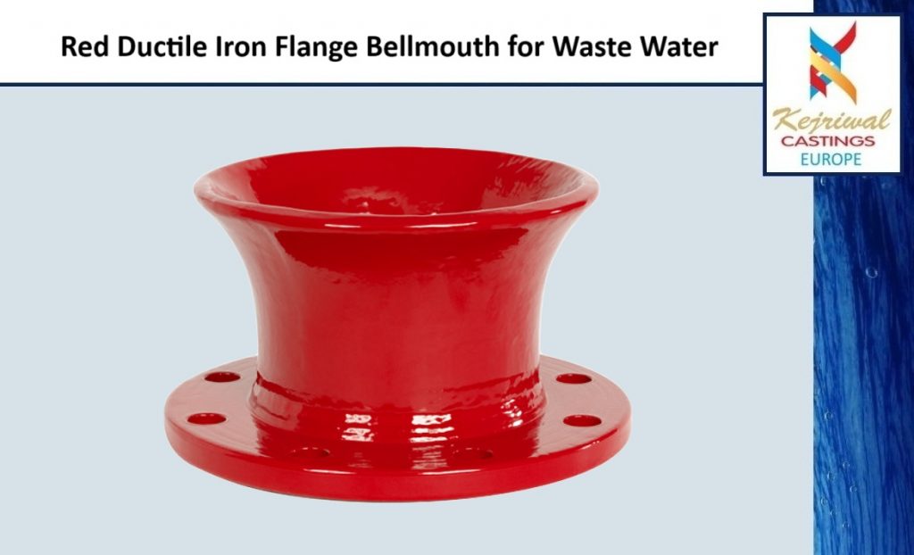 Red Flanged Bellmouth