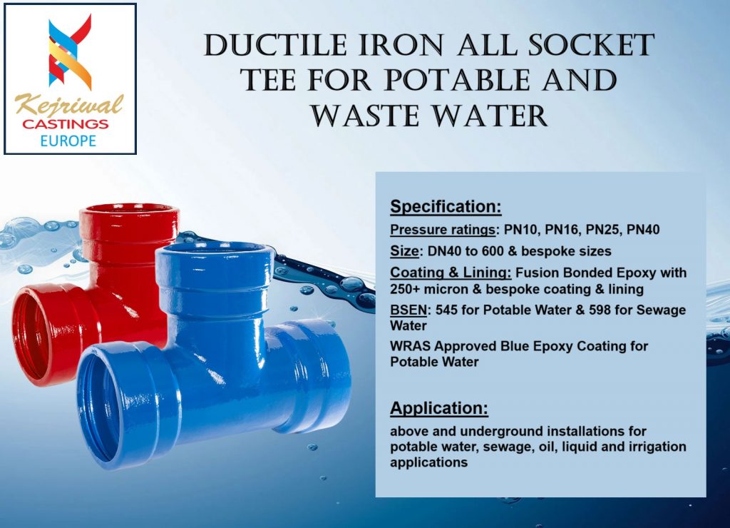 All-Socket-Tee-Kejriwal-Castings-Europe-Ductile-Iron-Fittings